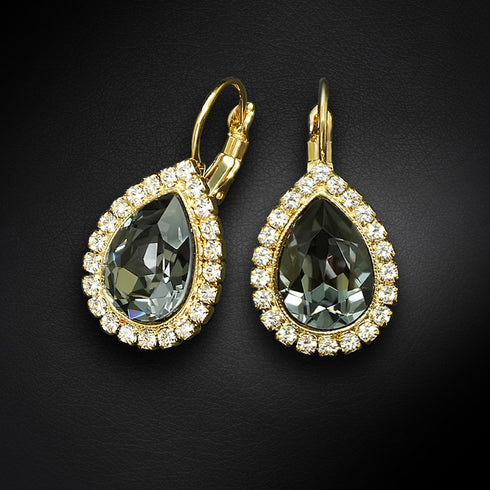 Комплект "Debesu Piliens (Silver Night)" с кристаллами Swarovski™